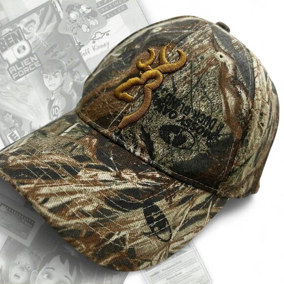 Browning Camo Graphic Strap back Hat - Picture 1 of 7